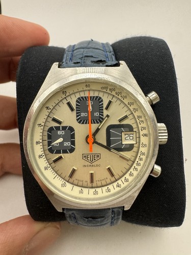 Heuer cronografo acciaio - acciaio, ref